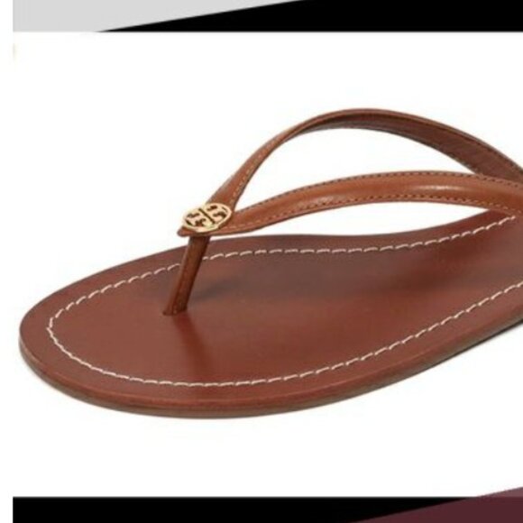 NWT Tory Burch Vegan Tera Flip Flops, Size 8 - Picture 2 of 8